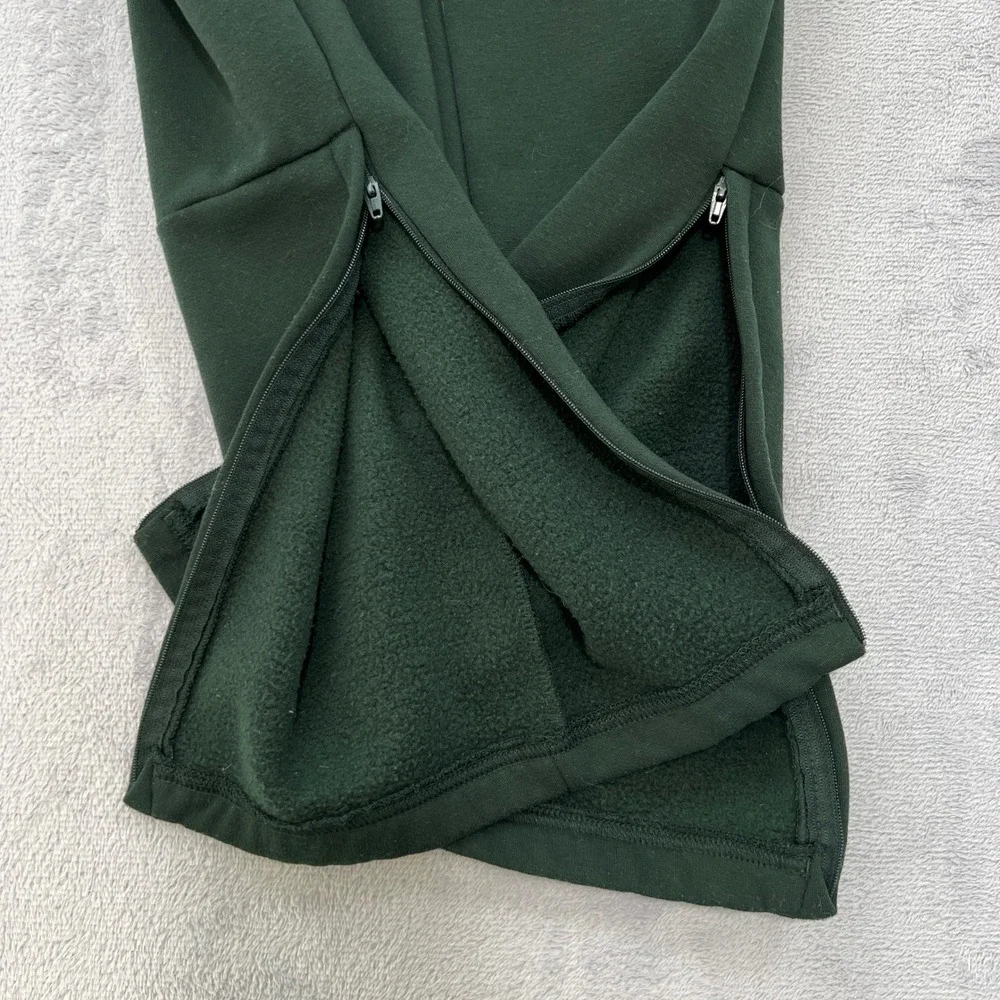 Adidas Fleece Tapered Pants Recycled Polyester‎ Joggers Sweatpants Green Large